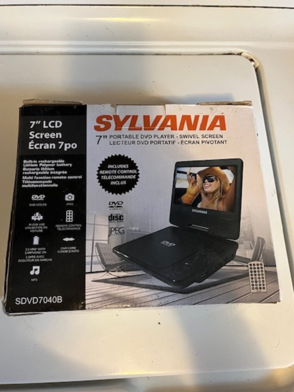 Sylvania 7" Portable DVD Player